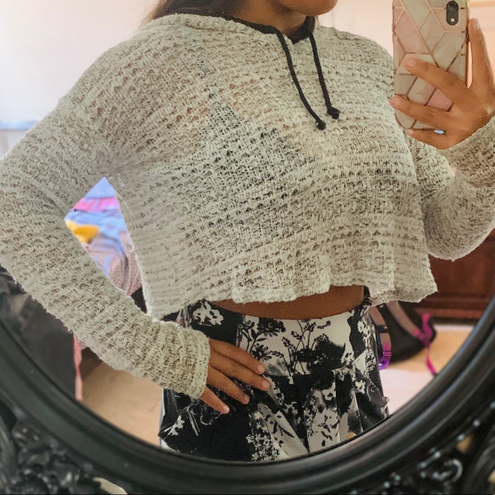 Gray sweater